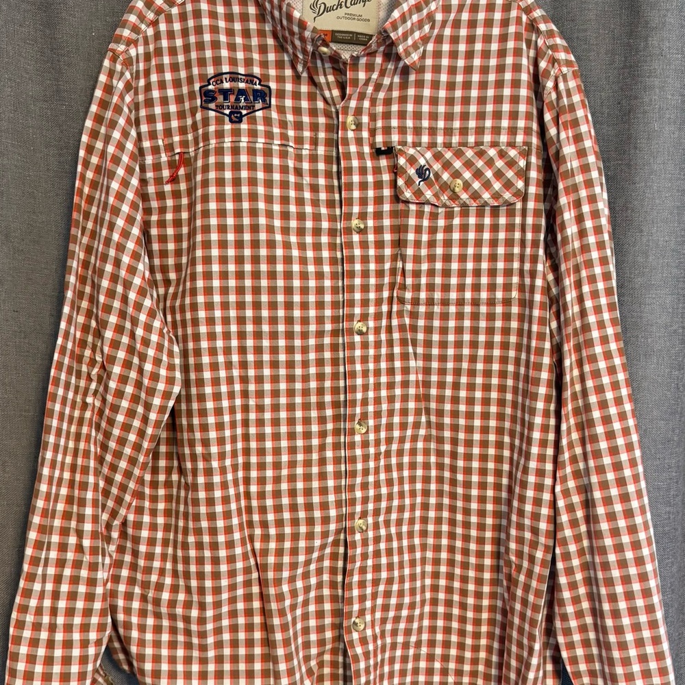 Duck Camp Men’s Plaid Fishing shirt